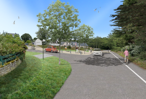 Amnagement du chemin de Kerhuelon  SARZEAU